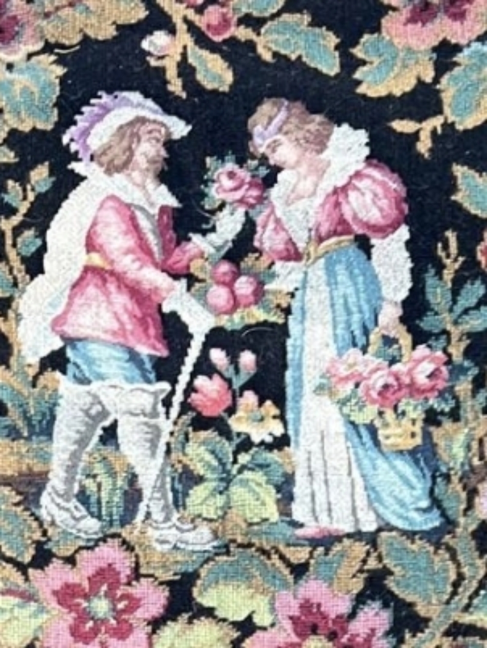 French Tapestry Aubusson Style - Picture 7 of 16